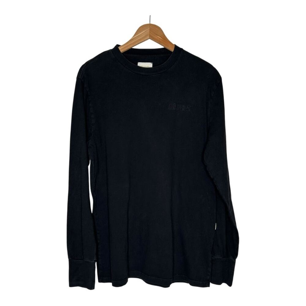 Aime Leon Dore Tonal Logo Long Sleeve Tee Black Medium